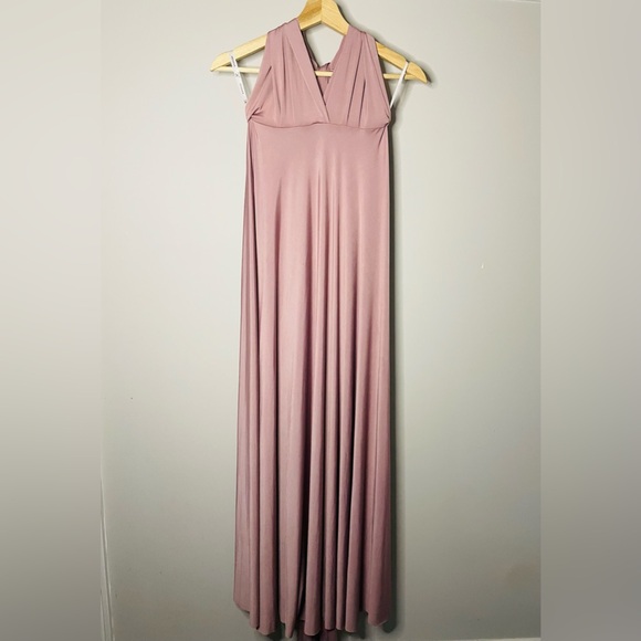 Henkaa Dusty Rose Convertible Bridesmaid Infinity Dress - Picture 3 of 5